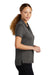 Sport-Tek Womens Sideline Short Sleeve Polo Shirt Graphite Grey Side