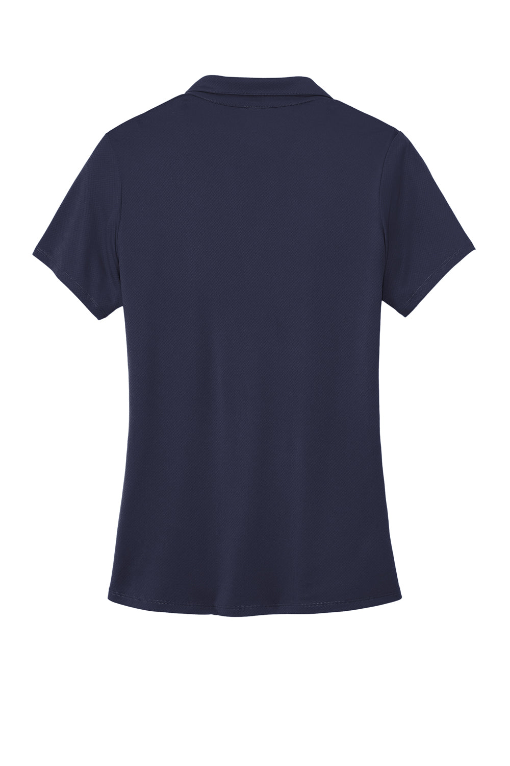 Sport-Tek Womens Sideline Short Sleeve Polo Shirt True Navy Blue Flat Back