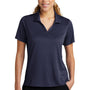 Sport-Tek Womens Sideline Moisture Wicking Short Sleeve Polo Shirt - True Navy Blue