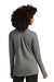 Sport-Tek Womens Flex Fleece Full Zip Sweatshirt Heather Light Grey Side
