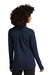 Sport-Tek Womens Flex Fleece Full Zip Sweatshirt True Navy Blue Side