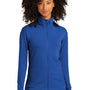 Sport-Tek Womens Flex Fleece Moisture Wicking Full Zip Sweatshirt - True Royal Blue