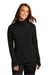 Sport-Tek Womens Flex Fleece 1/4 Zip Sweatshirt Black Front
