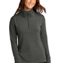 Sport-Tek Womens Flex Fleece Moisture Wicking 1/4 Zip Sweatshirt - Heather Dark Grey