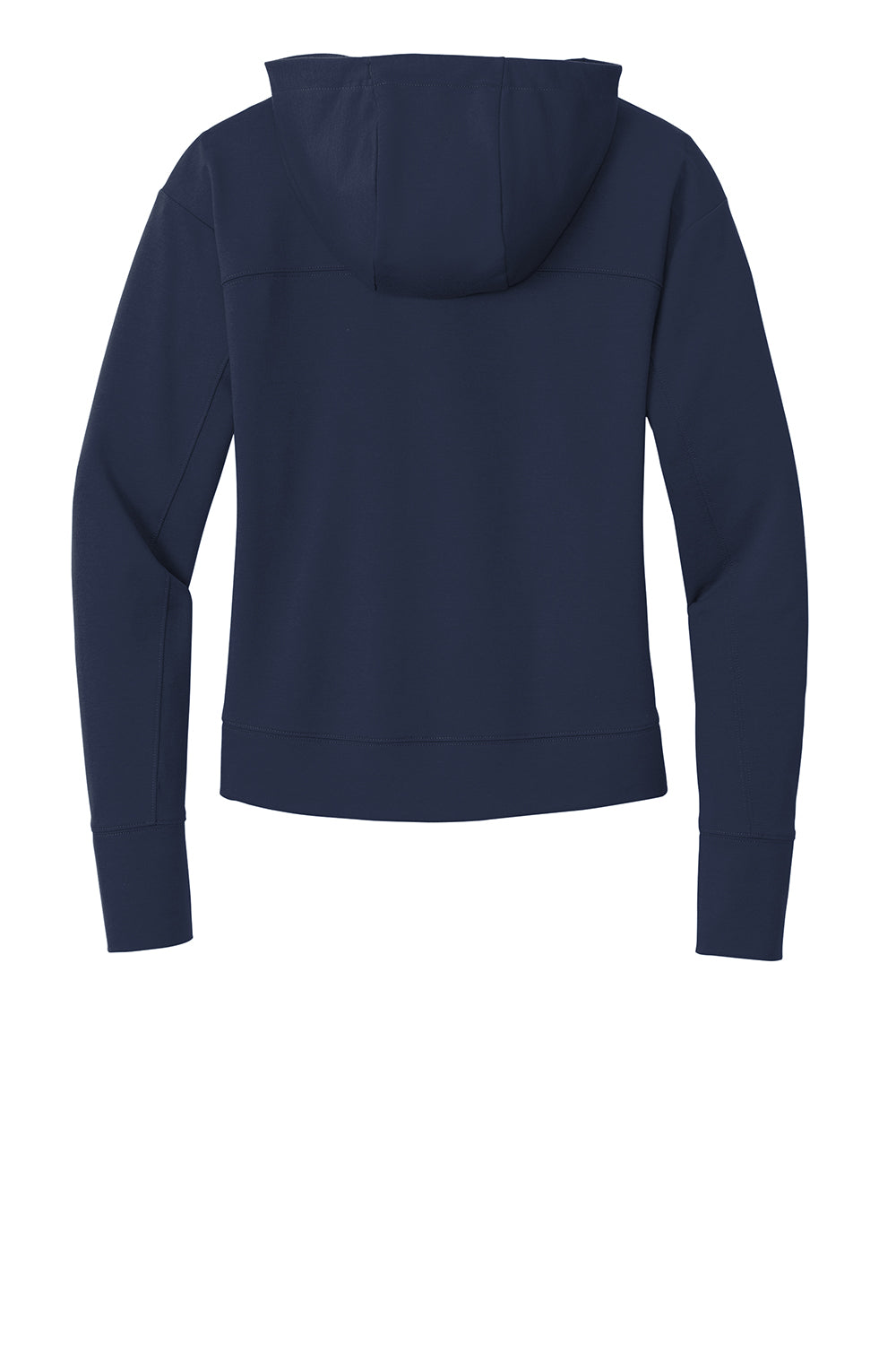 Sport-Tek LST562 Womens Sport-Wick Flex Fleece Hooded Sweatshirt Hoodie True Navy Blue Flat Back