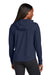 Sport-Tek LST562 Womens Sport-Wick Flex Fleece Hooded Sweatshirt Hoodie True Navy Blue Back