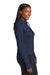 Sport-Tek LST562 Womens Sport-Wick Flex Fleece Hooded Sweatshirt Hoodie True Navy Blue Side