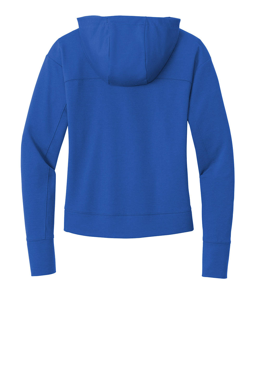 Sport-Tek LST562 Womens Sport-Wick Flex Fleece Hooded Sweatshirt Hoodie True Royal Blue Flat Back