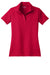 Sport-Tek LST650 Womens Sport-Wick Moisture Wicking Short Sleeve Polo Shirt Deep Red Flat Front