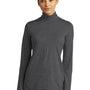 Sport-Tek Womens Exchange 1.5 Long Sleeve 1/4 Zip T-Shirt - Heather Graphite Grey