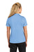 Sport-Tek LST740 Womens UV Micropique Short Sleeve Polo Shirt Carolina Blue Back