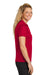 Sport-Tek LST740 Womens UV Micropique Short Sleeve Polo Shirt Deep Red Side