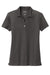 Sport-Tek LST740 Womens UV Micropique Short Sleeve Polo Shirt Graphite Grey Flat Front