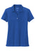 Sport-Tek LST740 Womens UV Micropique Short Sleeve Polo Shirt True Royal Blue Flat Front