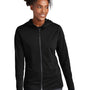 Sport-Tek Womens Circuit Full Zip Hooded Jacket - Deep Black