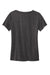 Volunteer Knitwear LVL45V USA Made Daily Short Sleeve V-Neck T-Shirt Heather Dark Grey Flat Back