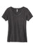Volunteer Knitwear LVL45V USA Made Daily Short Sleeve V-Neck T-Shirt Heather Dark Grey Flat Front