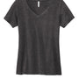 Volunteer Knitwear Womens USA Made Daily Short Sleeve V-Neck T-Shirt - Heather Dark Grey