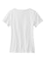 Volunteer Knitwear LVL45V USA Made Daily Short Sleeve V-Neck T-Shirt White Flat Back