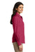 Port Authority LW100 Womens Carefree Stain Resistant Long Sleeve Button Down Shirt Azalea Pink Side