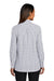 Port Authority Womens Broadcloth Gingham Long Sleeve Button Down Shirt Gusty Grey/White Side