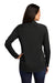 Port Authority Womens City Stretch Long Sleeve Polo Shirt Black Side