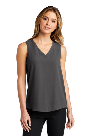 Port Authority Womens Tank Top Sterling Grey Front