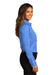 Port Authority Womens SuperPro React Long Sleeve Button Down Shirt Ultramarine Blue Side