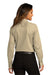 Port Authority Womens SuperPro React Long Sleeve Button Down Shirt Wheat Side