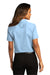 Port Authority Womens SuperPro React Short Sleeve Button Down Shirt Cloud Blue Side