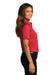 Port Authority Womens SuperPro React Short Sleeve Button Down Shirt Rich Red Side