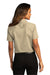 Port Authority Womens SuperPro React Short Sleeve Button Down Shirt Wheat Side