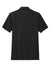 Mercer+Mettle MM1000 Stretch Pique Short Sleeve Polo Shirt Deep Black Flat Back