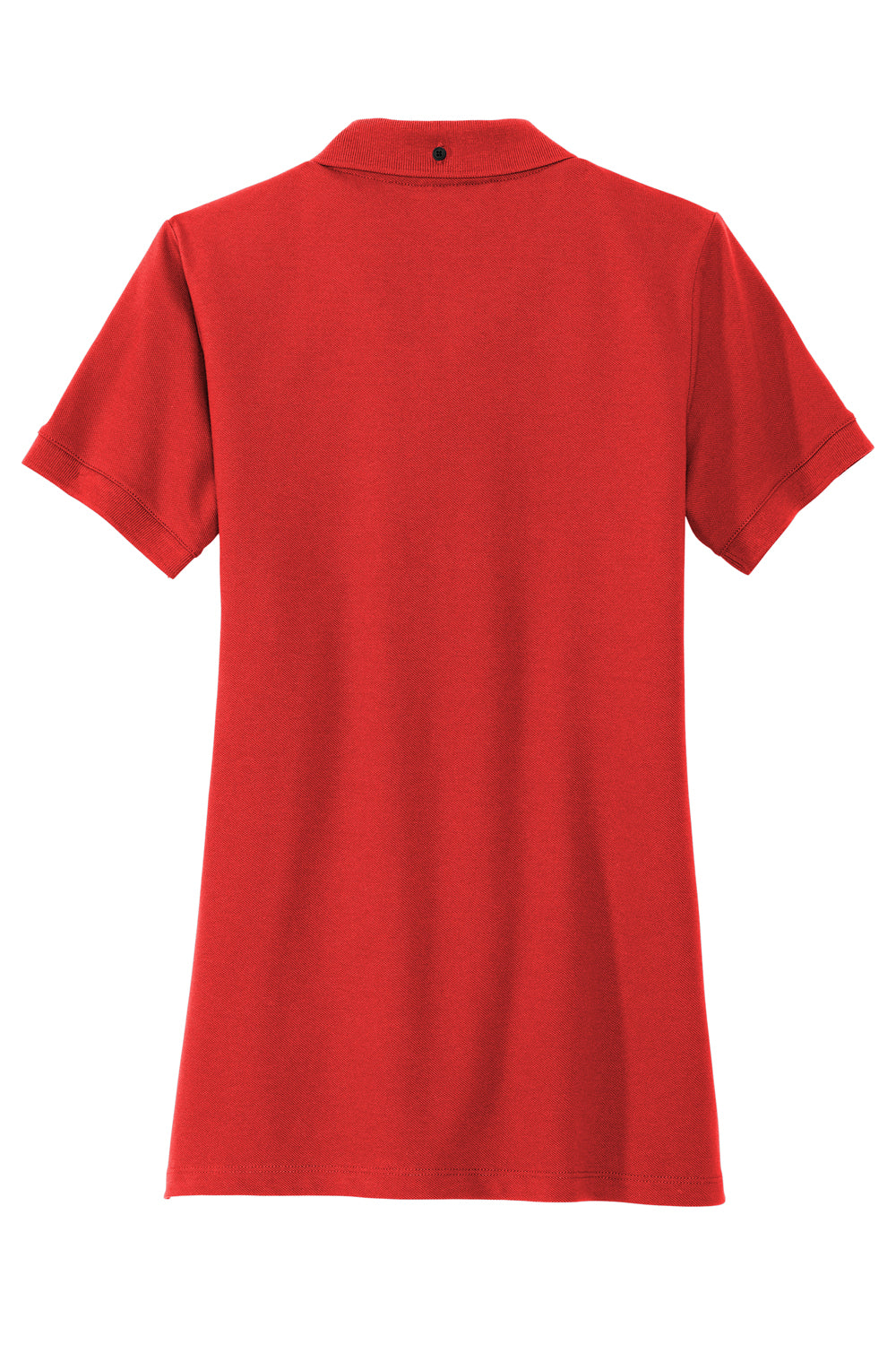 Mercer+Mettle MM1001 Stretch Pique Short Sleeve Polo Shirt Apple Red Flat Back
