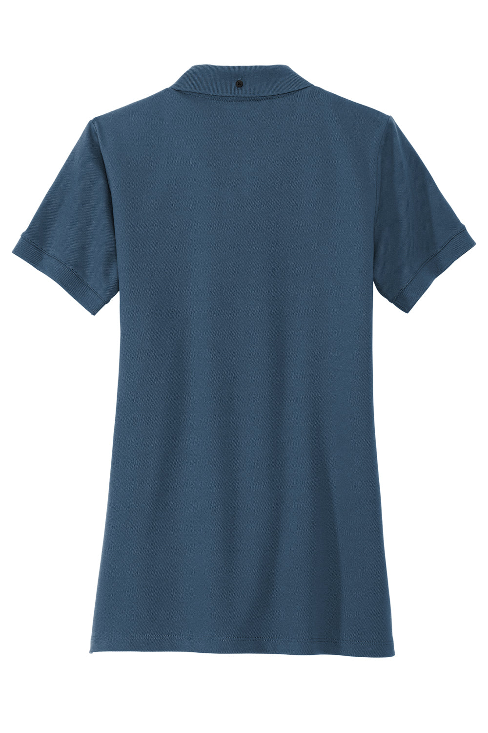 Mercer+Mettle MM1001 Stretch Pique Short Sleeve Polo Shirt Insignia Blue Flat Back