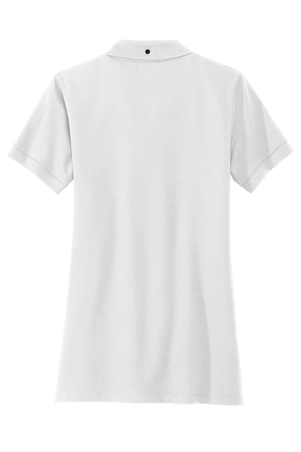 Mercer+Mettle MM1001 Stretch Pique Short Sleeve Polo Shirt White Flat Back