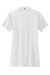 Mercer+Mettle MM1001 Stretch Pique Short Sleeve Polo Shirt White Flat Back