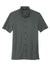 Mercer+Mettle MM1006 Stretch Pique Short Sleeve Button Down Shirt Anchor Grey Flat Front