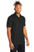 Mercer+Mettle MM1006 Stretch Pique Short Sleeve Button Down Shirt Deep Black 3Q
