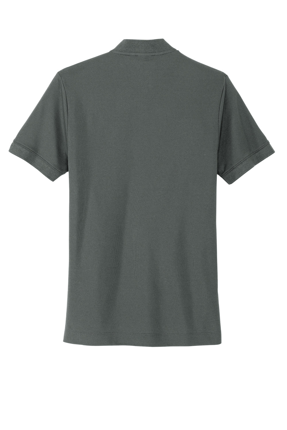 Mercer+Mettle MM1008 Stretch Pique Short Sleeve Henley T-Shirt Anchor Grey Flat Back