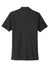 Mercer+Mettle MM1008 Stretch Pique Short Sleeve Henley T-Shirt Deep Black Flat Back