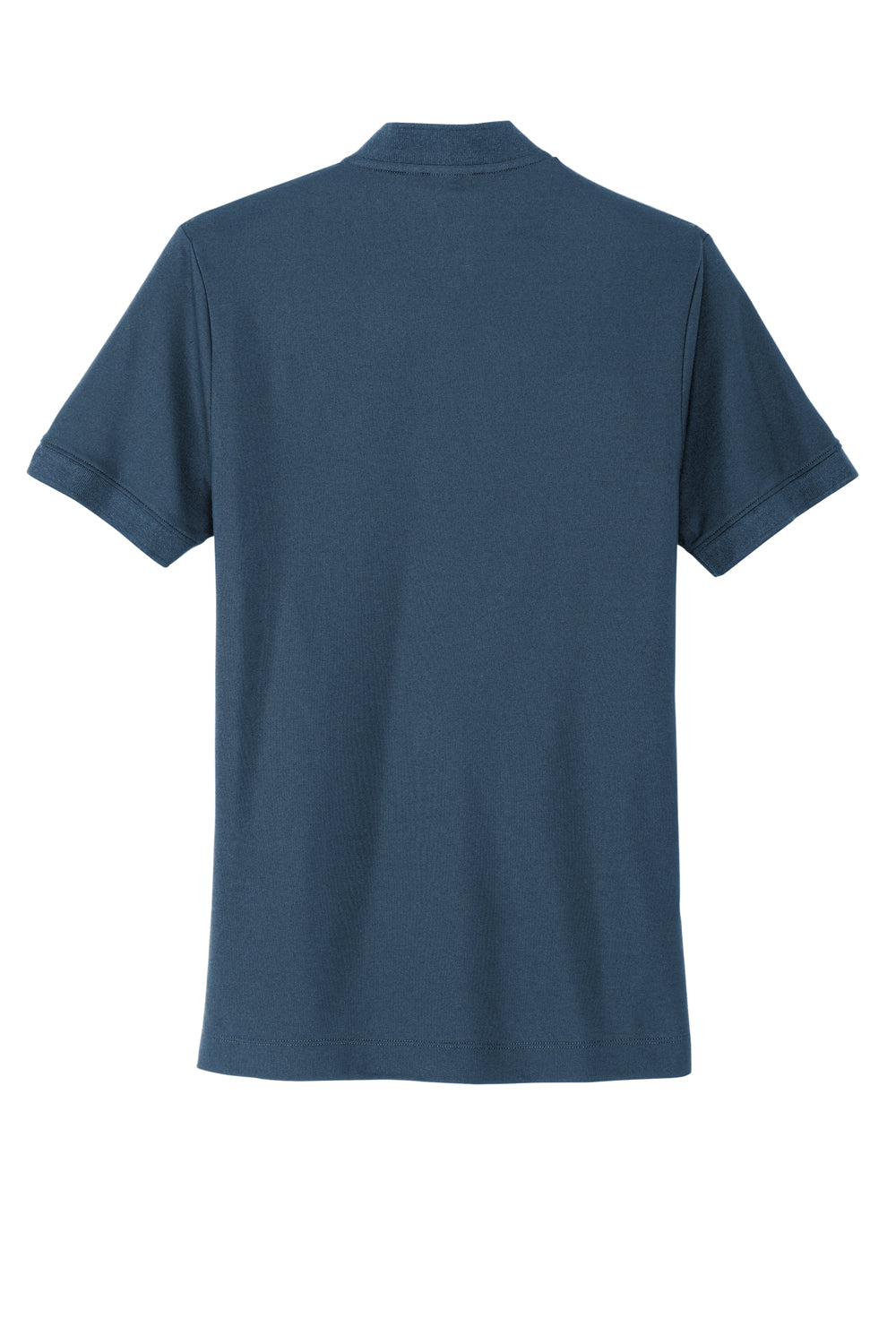 Mercer+Mettle MM1008 Stretch Pique Short Sleeve Henley T-Shirt Insignia Blue Flat Back