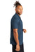 Mercer+Mettle MM1008 Stretch Pique Short Sleeve Henley T-Shirt Insignia Blue Side