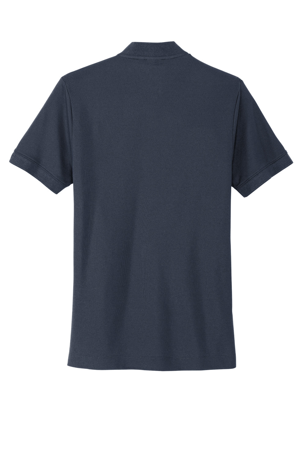 Mercer+Mettle MM1008 Stretch Pique Short Sleeve Henley T-Shirt Night Navy Blue Flat Back