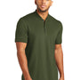 Mercer+Mettle Mens Moisture Wicking Short Sleeve Henley T-Shirt - Townsend Green