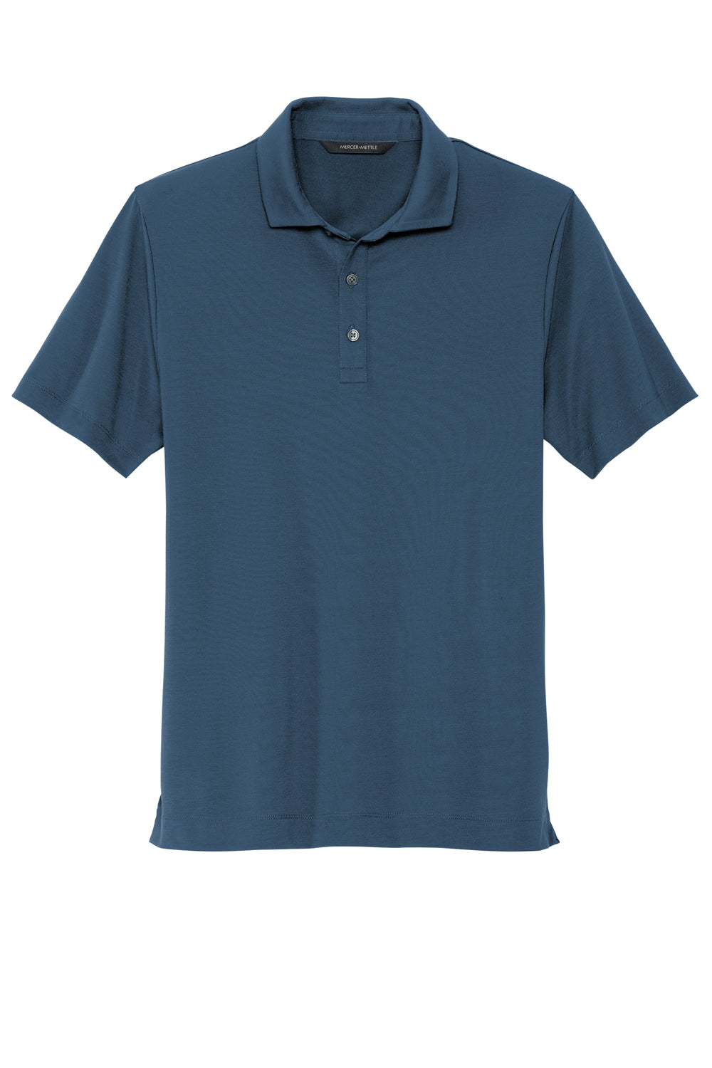 Mercer+Mettle MM1014 Stretch Jersey Short Sleeve Polo Shirt Insignia Blue Flat Front