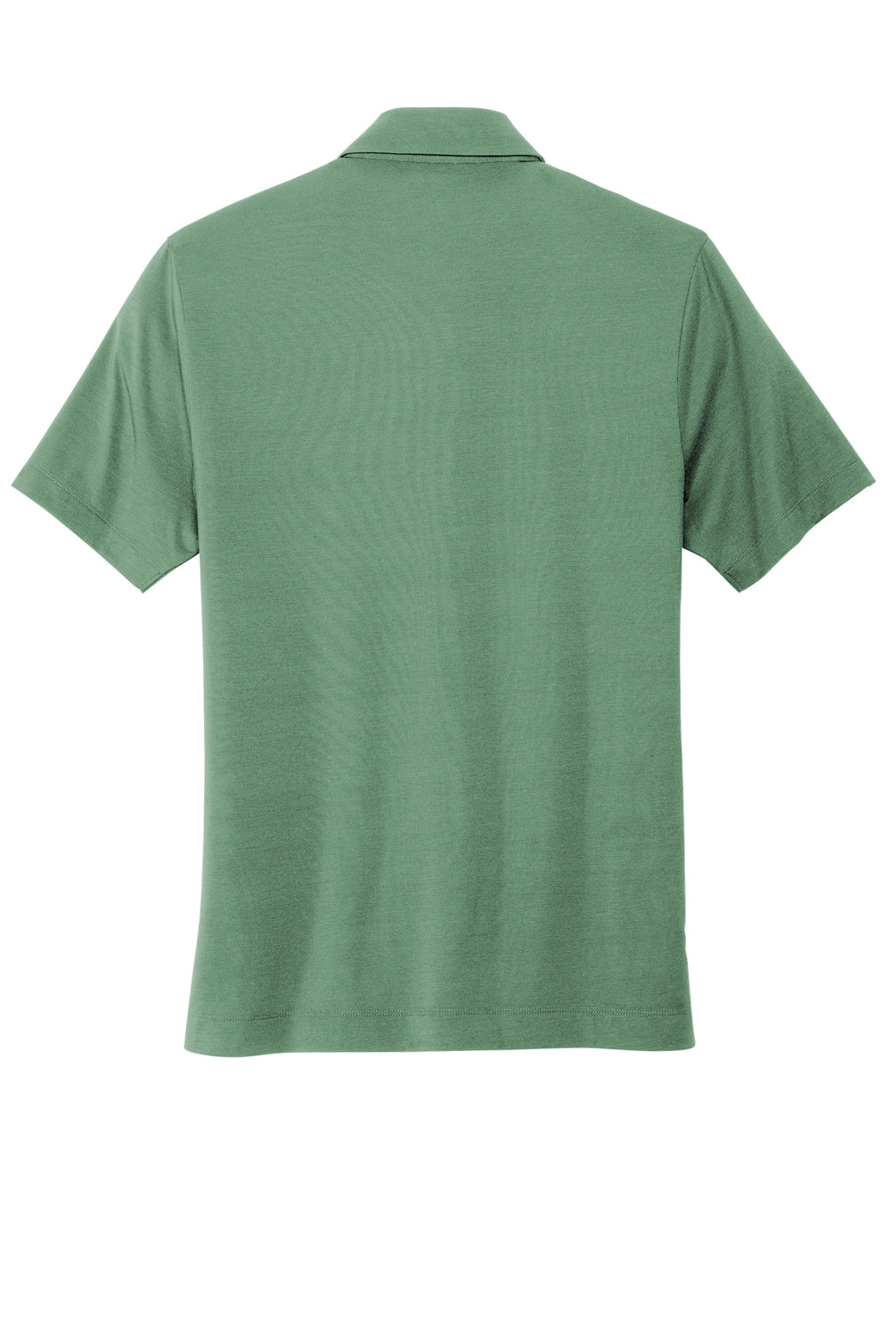 Mercer+Mettle Mens Moisture Wicking Short Sleeve Polo Shirt Sage Green Flat Back