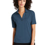 Mercer+Mettle Womens Moisture Wicking Short Sleeve Polo Shirt - Insignia Blue