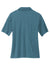 Mercer+Mettle Womens Moisture Wicking Short Sleeve Polo Shirt Parisian Blue Flat Back