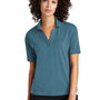 Mercer+Mettle Womens Moisture Wicking Short Sleeve Polo Shirt - Parisian Blue